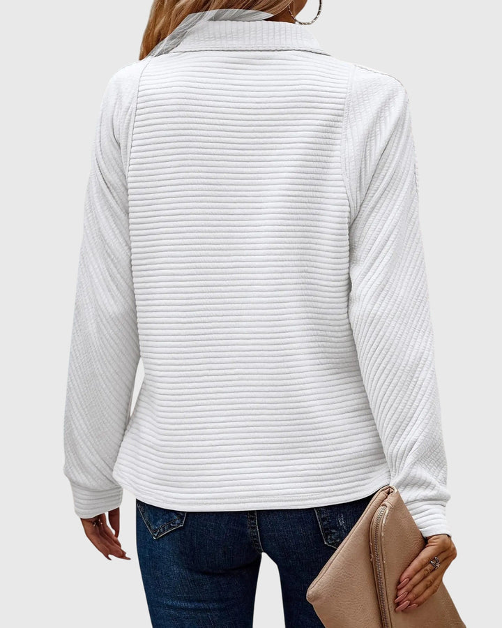 Abigail™ | Pull élégant avec fermeture éclair