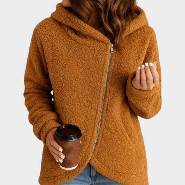 Evelina | Sweat-shirt décontracté en laine, coupe ample et manches longues