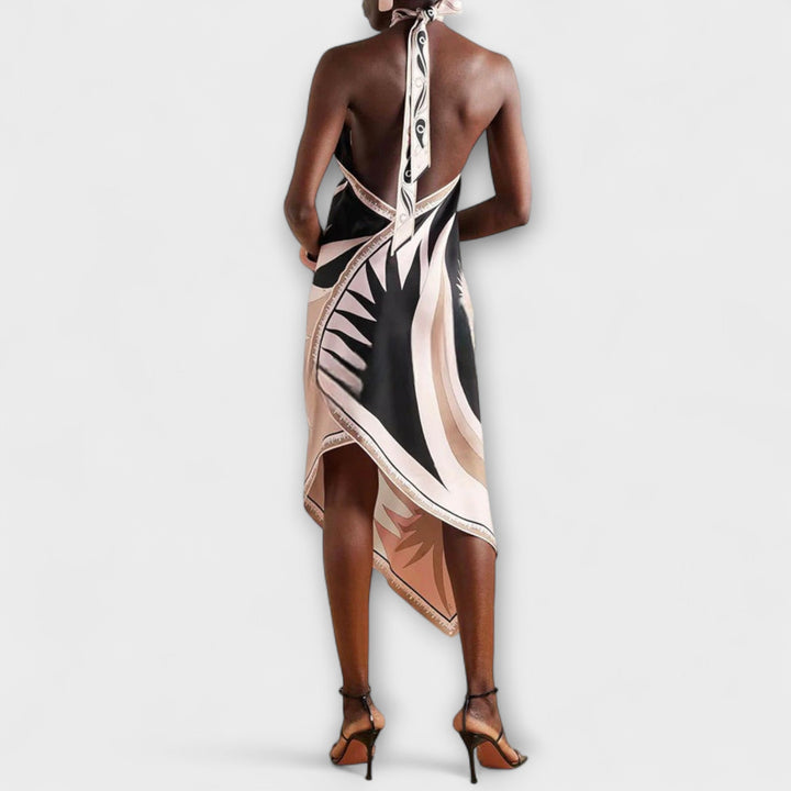 Ivy - Robe unique à bretelles en satin