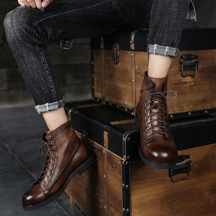 Grayson™ - Bottes d'hiver orthopédiques en cuir vegan