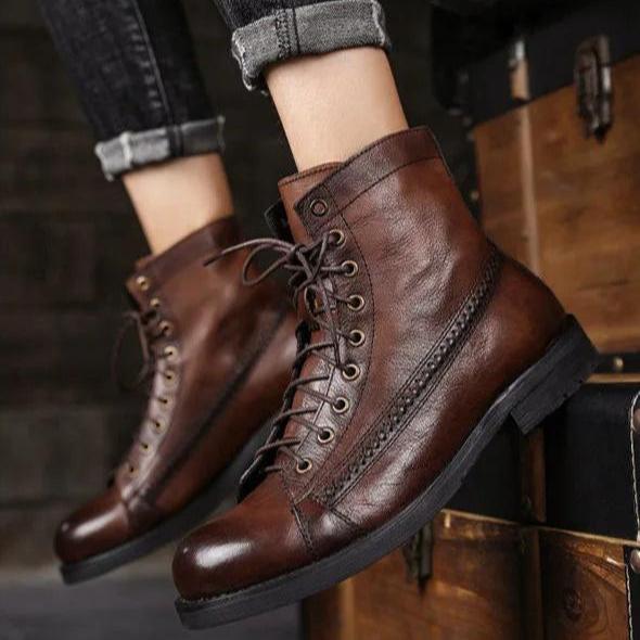 Grayson™ - Bottes d'hiver orthopédiques en cuir vegan