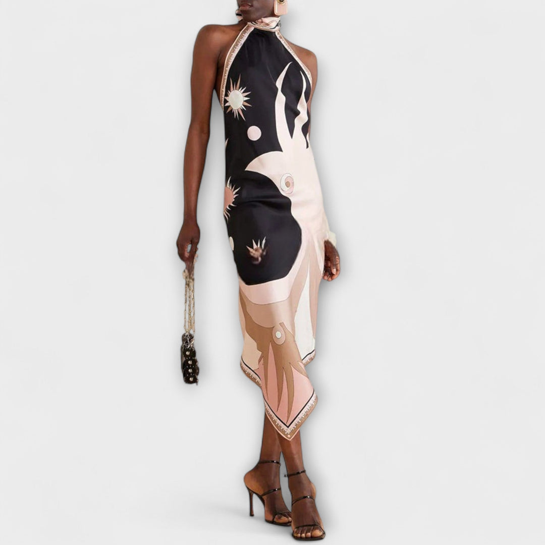 Ivy - Robe unique à bretelles en satin