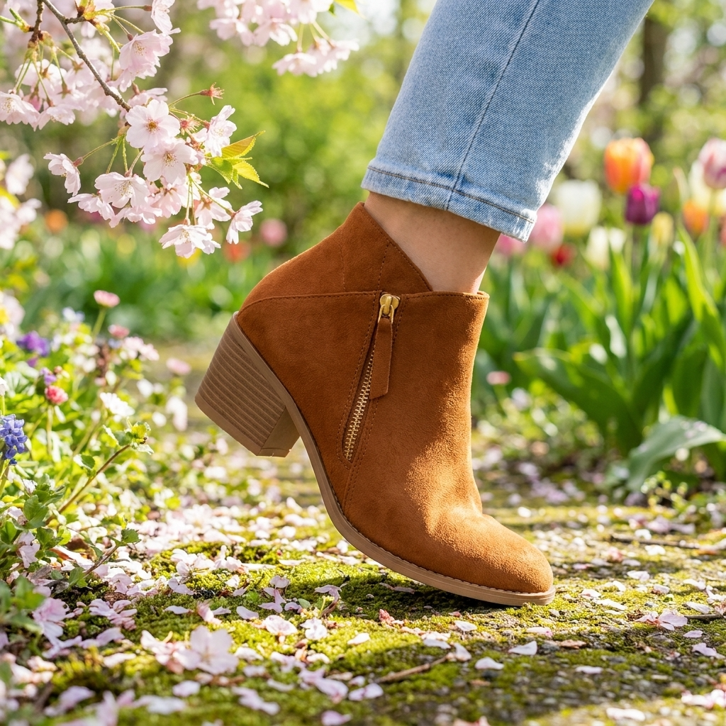 Patricia | Supportive Orthopedic Ankle Boots with Side Zipper