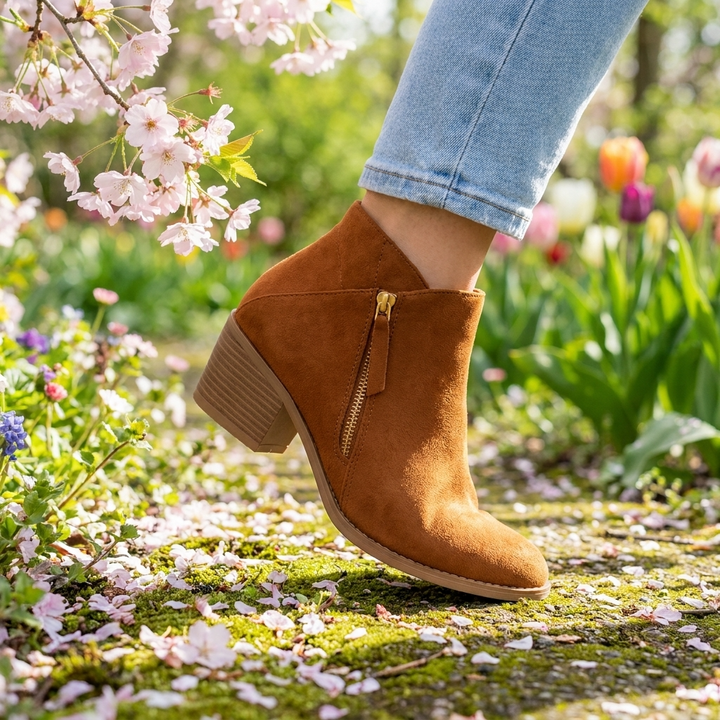 Patricia | Supportive Orthopedic Ankle Boots with Side Zipper