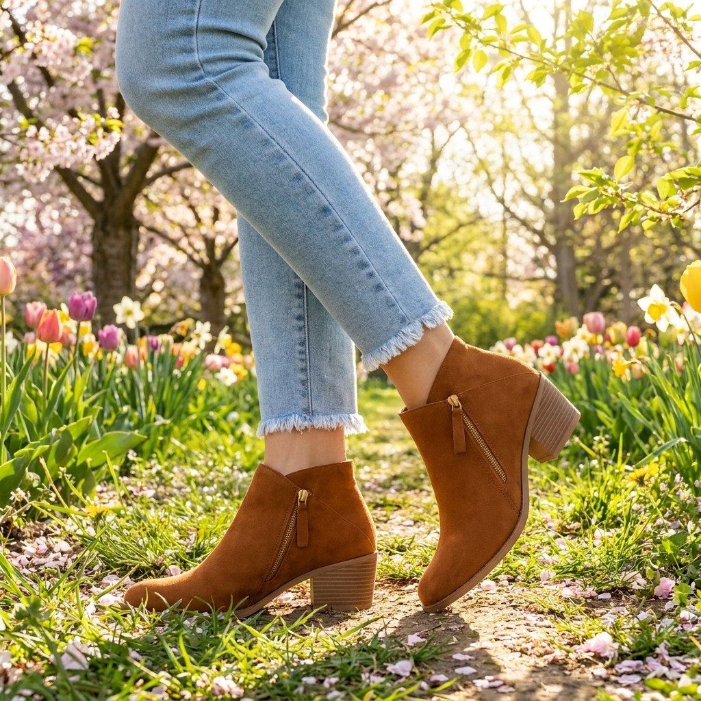Patricia | Supportive Orthopedic Ankle Boots with Side Zipper