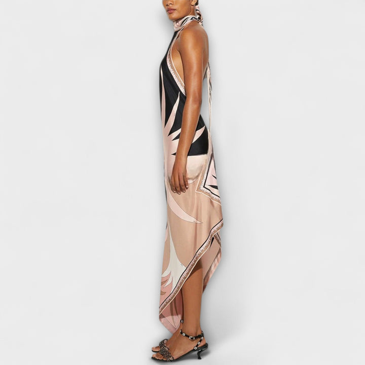 Ivy - Robe unique à bretelles en satin