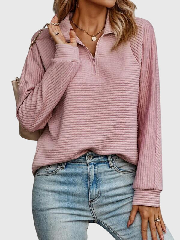 Abigail™ | Pull élégant avec fermeture éclair