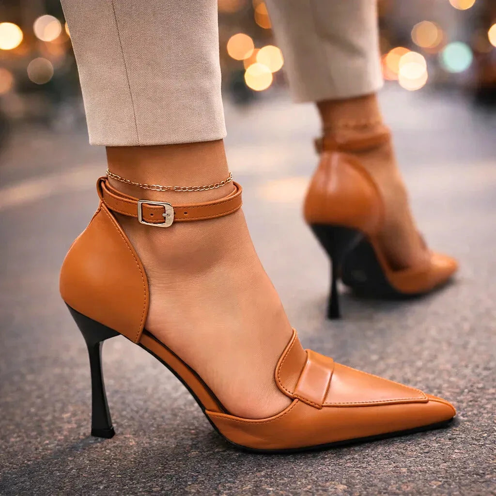 Marielle | Classic Pointed-Toe Pumps with Cushioned Footbed and Supportive Arch