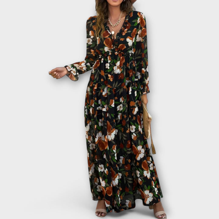 Helen | Robe maxi bohème chic