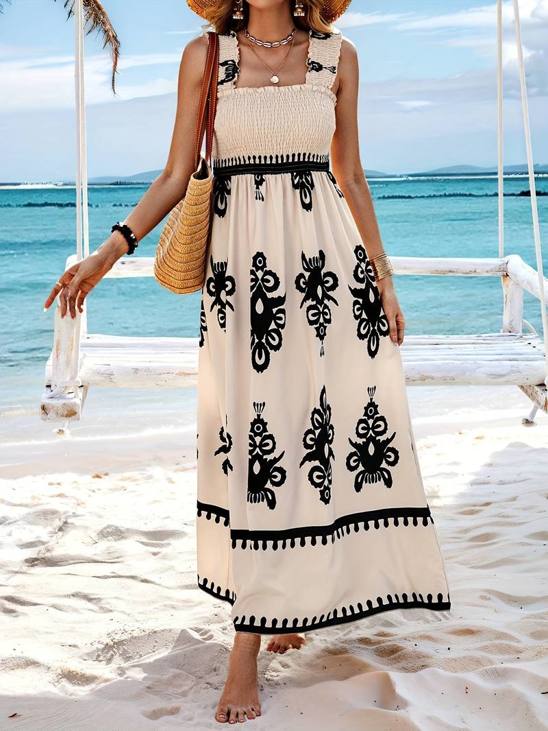 LIVY | Robe maxi brise du désert