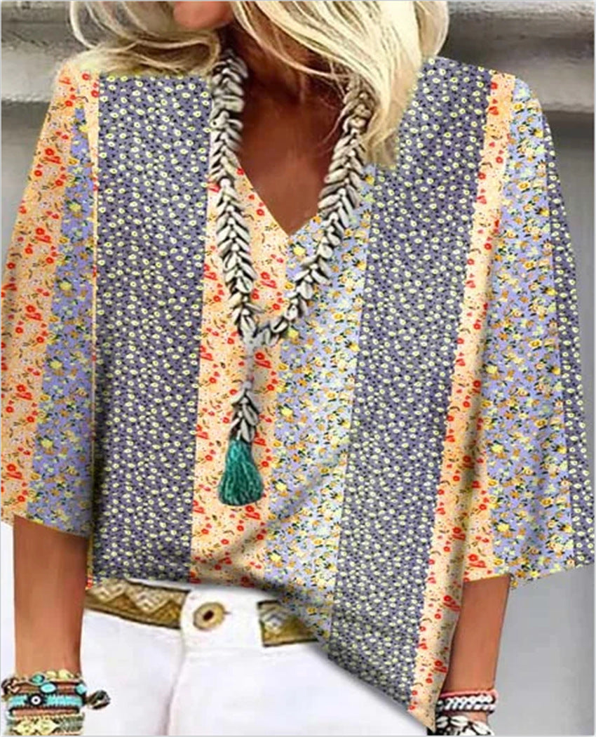 Anika | Blouse à brise florale