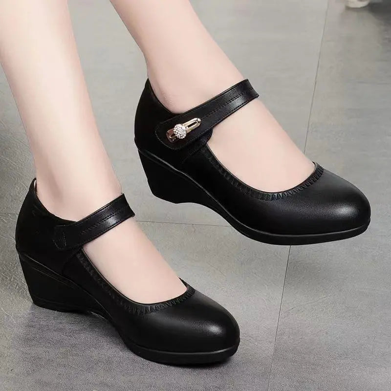 Lydia – Chaussures élégantes confort à talon moyen