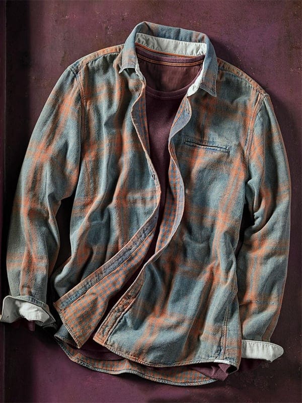 Chemise à carreaux tie-dye Sawyer
