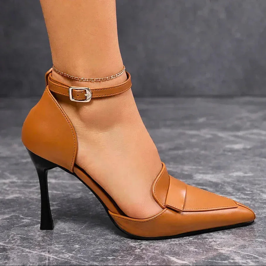 Marielle | Classic Pointed-Toe Pumps with Cushioned Footbed and Supportive Arch