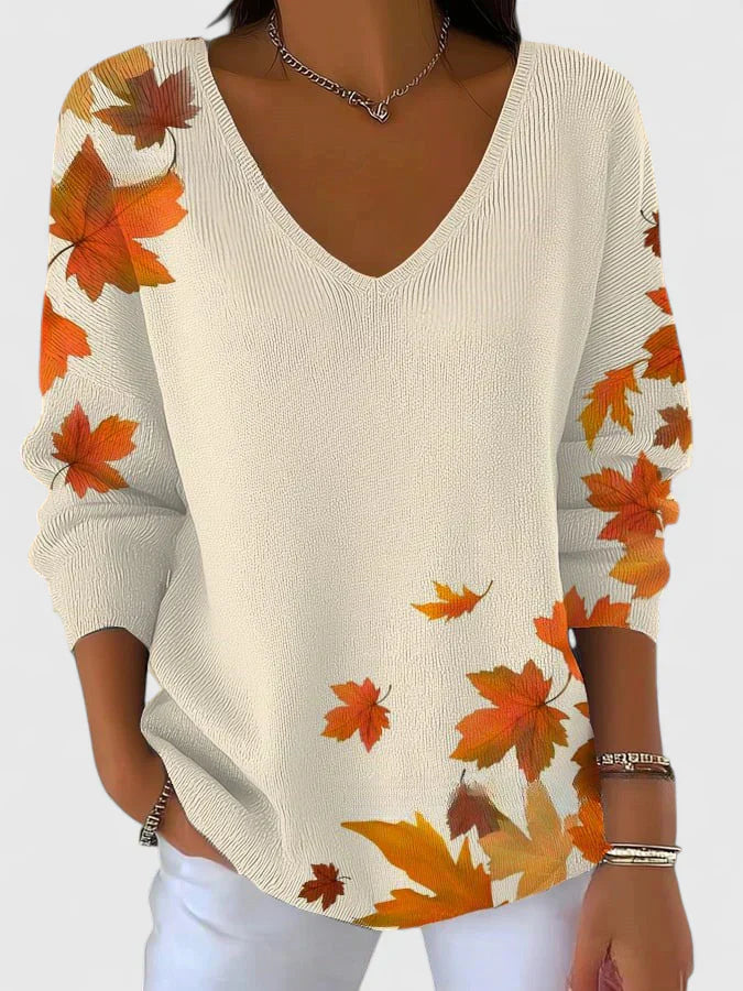 Sera™ | Pull élégant à col en V