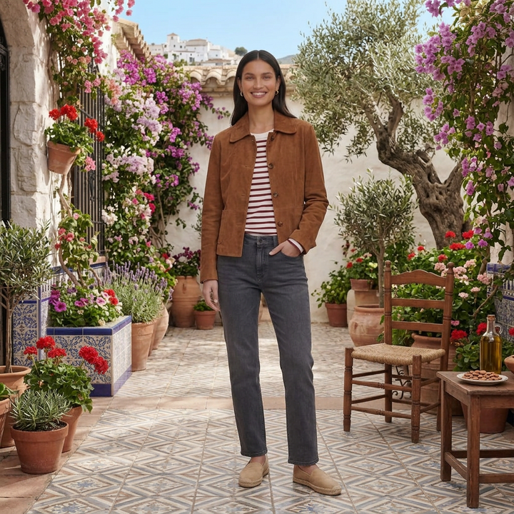 Tabitha | Elegant Women's Suede Jacket with Lightweight Design and Soft Finish