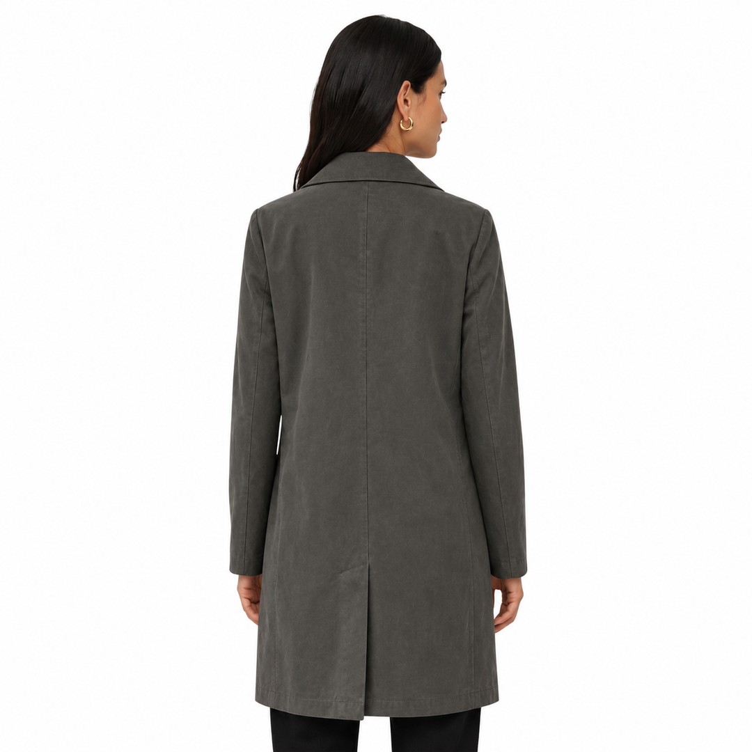 Cordelia | Élégant trench-coat midi pour femme, à la silhouette flatteuse et à la coupe moderne
