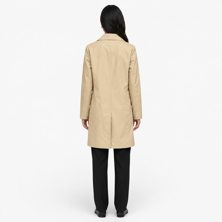 Cordelia | Élégant trench-coat midi pour femme, à la silhouette flatteuse et à la coupe moderne