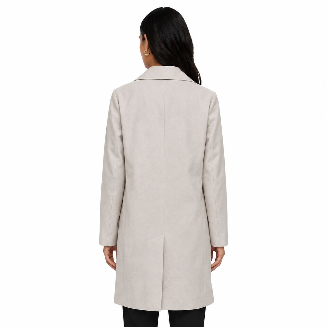 Cordelia | Élégant trench-coat midi pour femme, à la silhouette flatteuse et à la coupe moderne