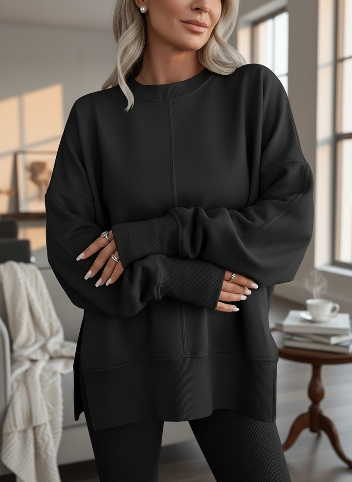Lysandra | Cozy Oversized Sweatshirt with Long Sleeves and Relaxed Fit
