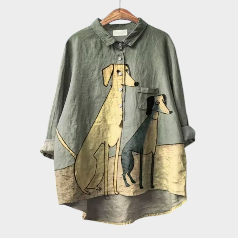 Audrey | Chemise artistique boutonnée