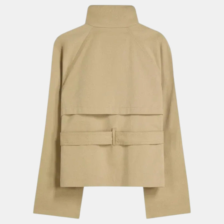 Seraphina | Elegant Women's Trench Coat with Adjustable Belt and Short Cut