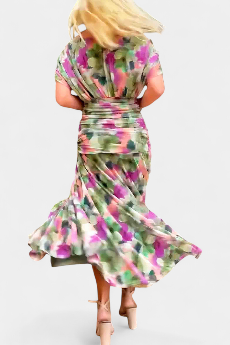 Hayden Laluna® | Robe élégante à décolleté en V