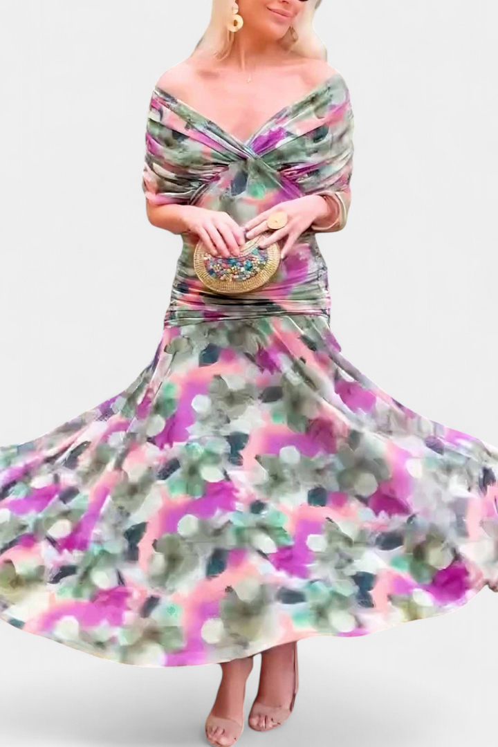 Hayden Laluna® | Robe élégante à décolleté en V