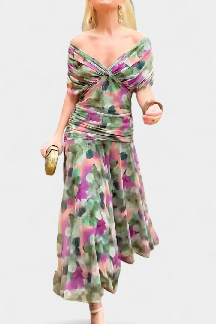 Hayden Laluna® | Robe élégante à décolleté en V
