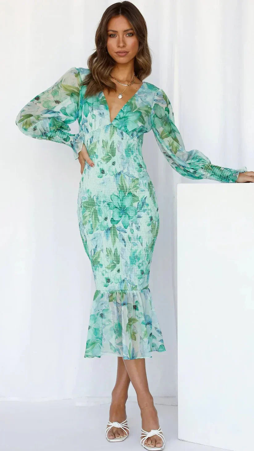 Hazel – Robe maxi chic