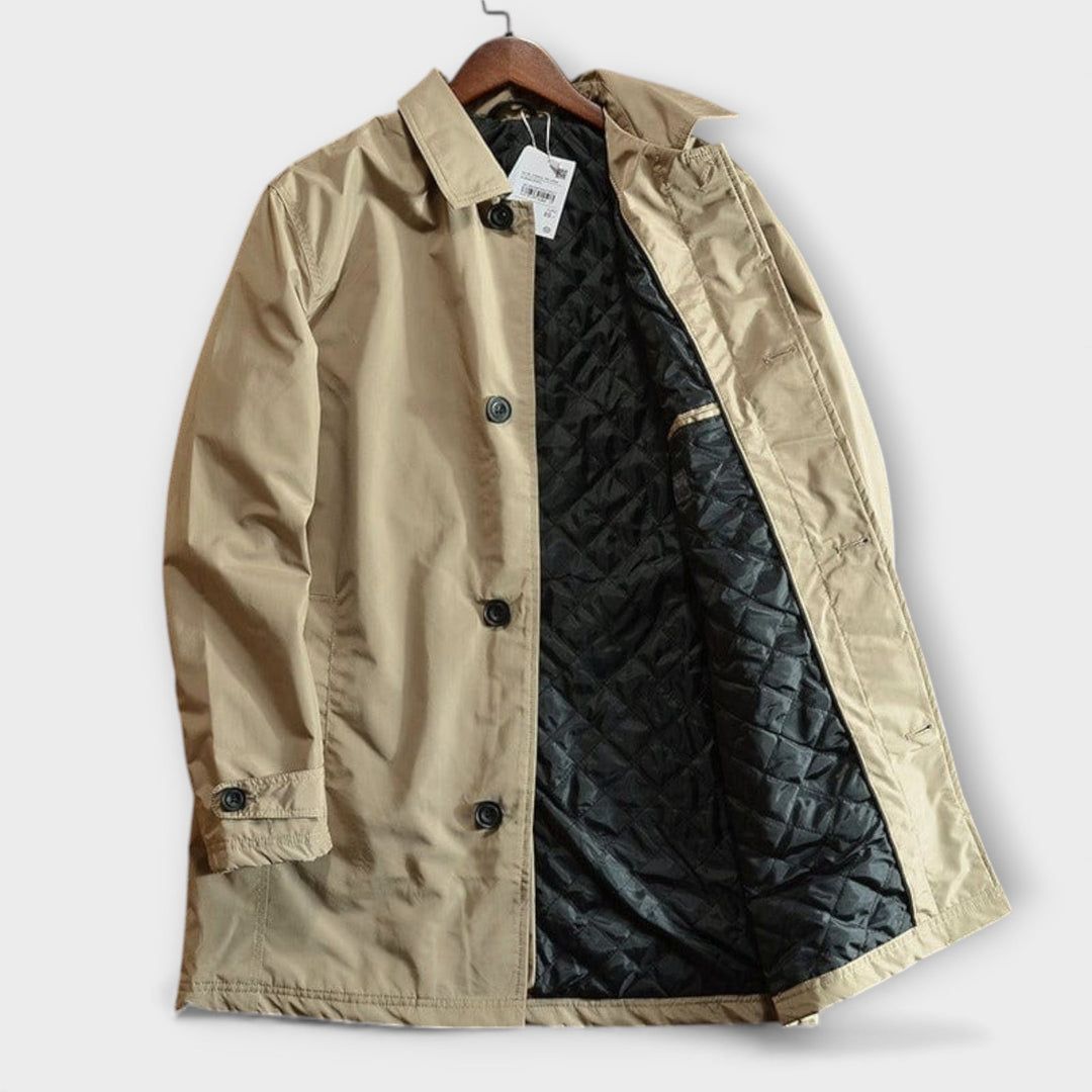 Baptiste | Structured Coat with Quilted Lining and Fitted Cut