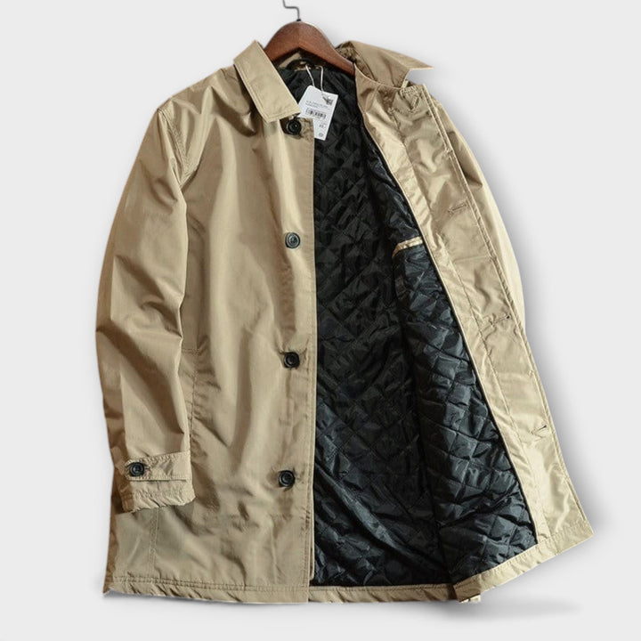 Baptiste | Structured Coat with Quilted Lining and Fitted Cut