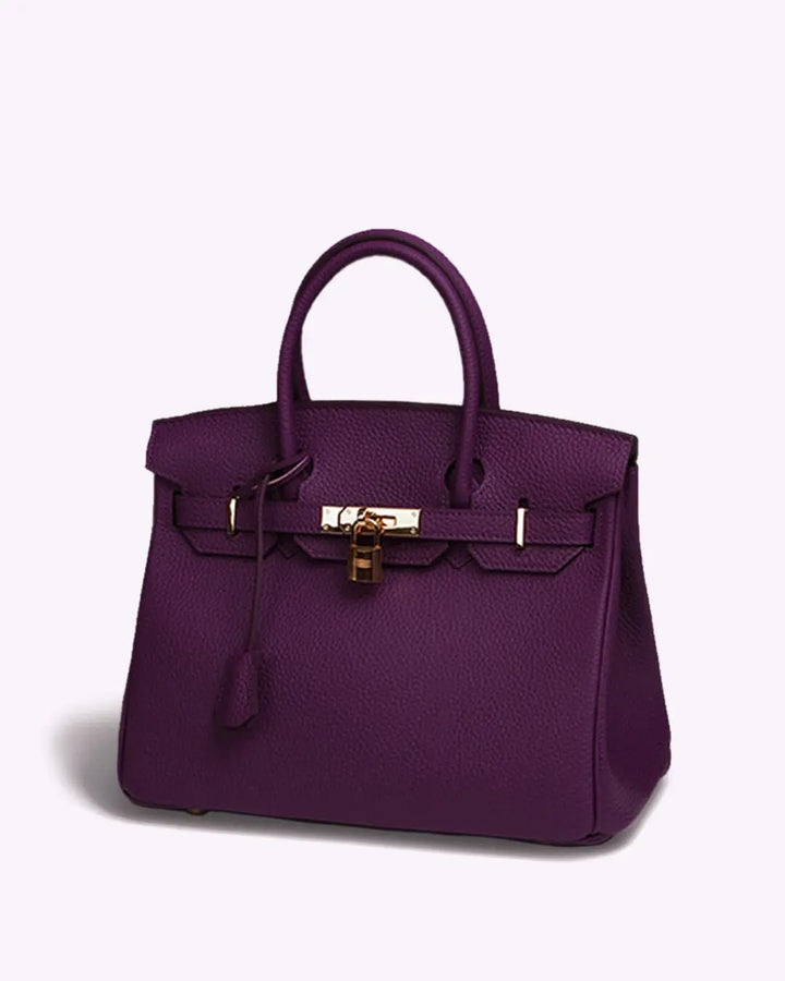 Victoria | Classic Leather Handbag with Multiple Pockets and Secure Closure