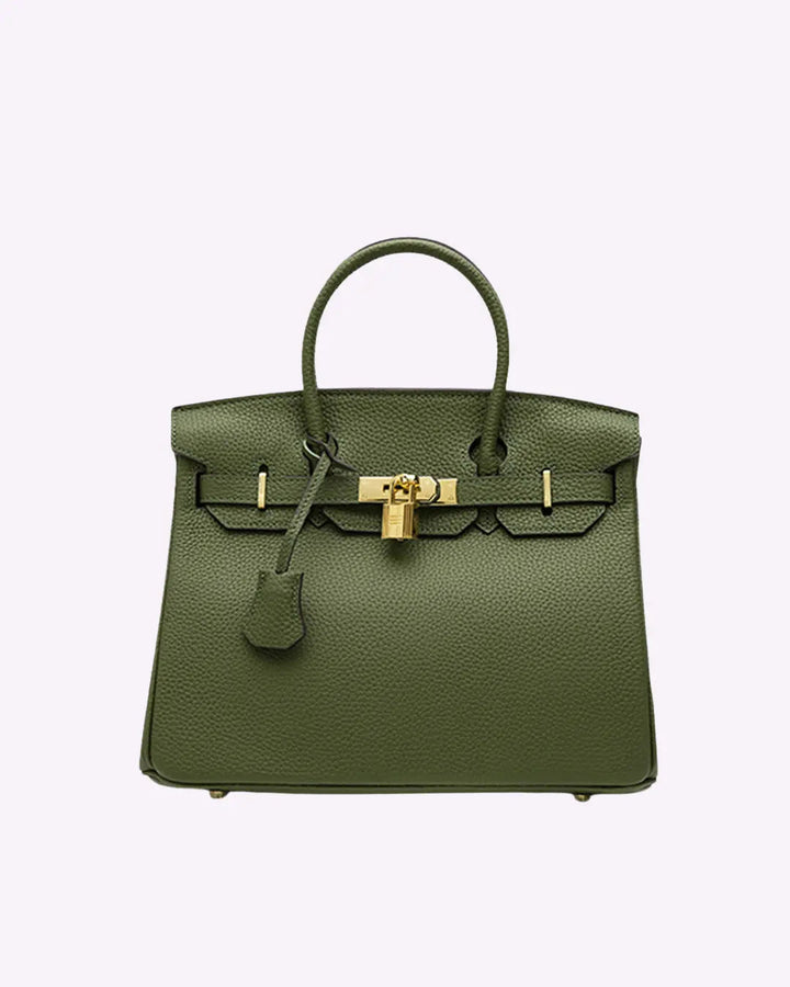 Victoria | Classic Leather Handbag with Multiple Pockets and Secure Closure