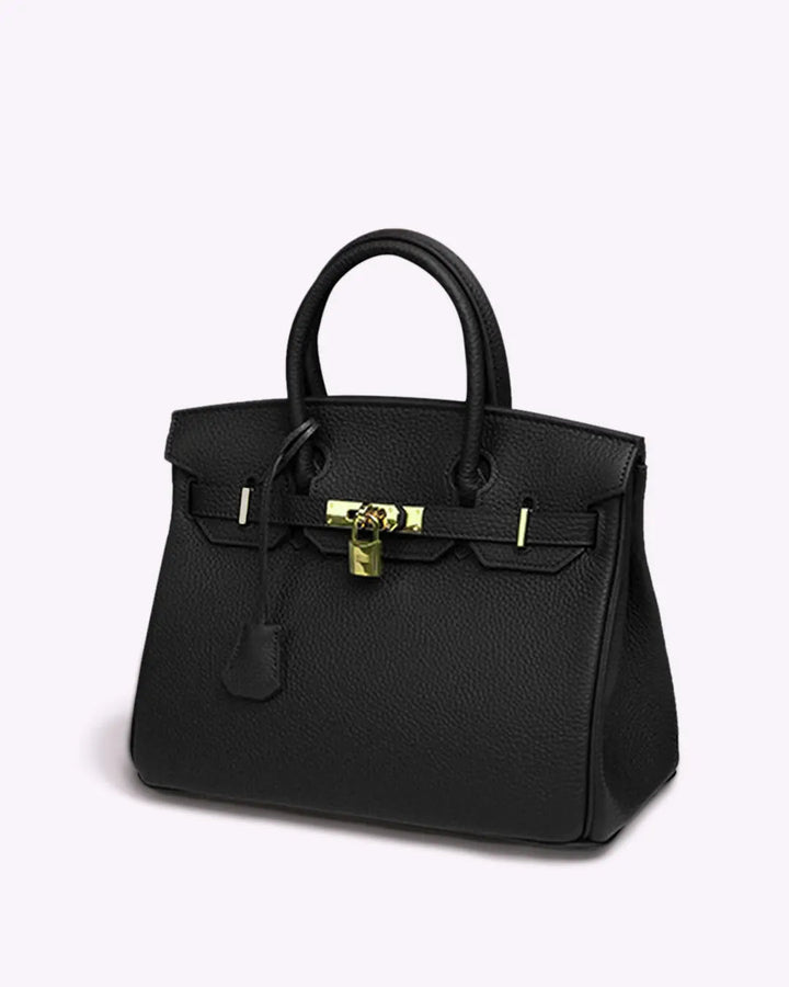 Victoria | Classic Leather Handbag with Multiple Pockets and Secure Closure