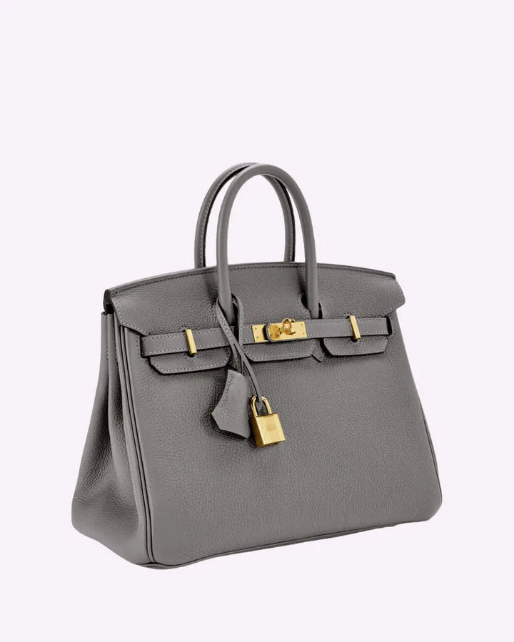 Victoria | Classic Leather Handbag with Multiple Pockets and Secure Closure