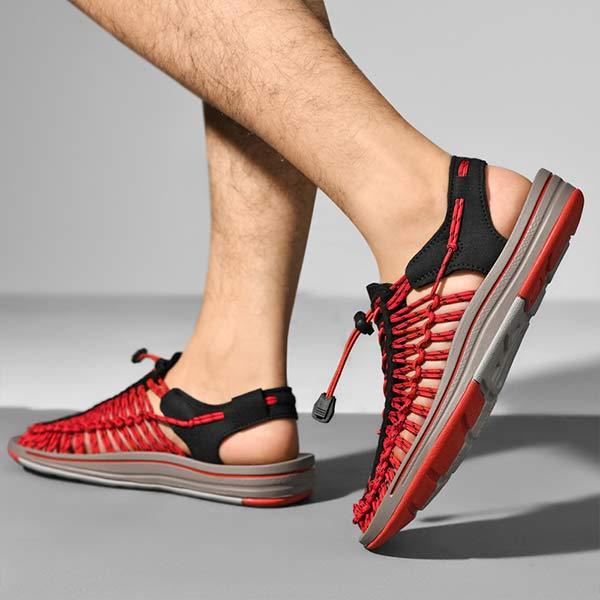 Cole™ - Sandales confortables tissées à la main