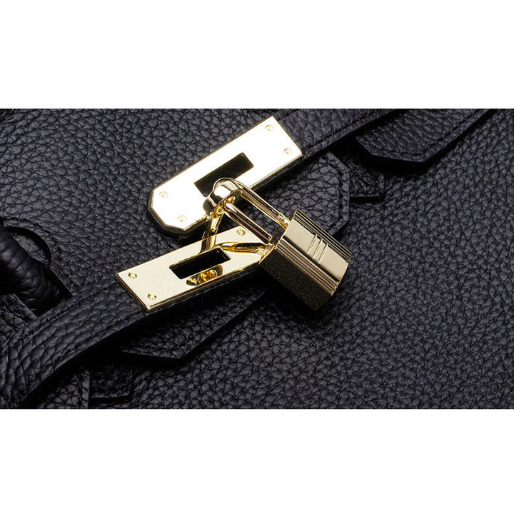 Victoria | Classic Leather Handbag with Multiple Pockets and Secure Closure