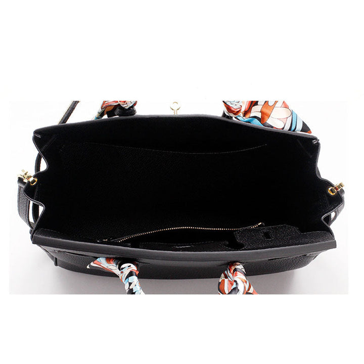 Victoria | Classic Leather Handbag with Multiple Pockets and Secure Closure