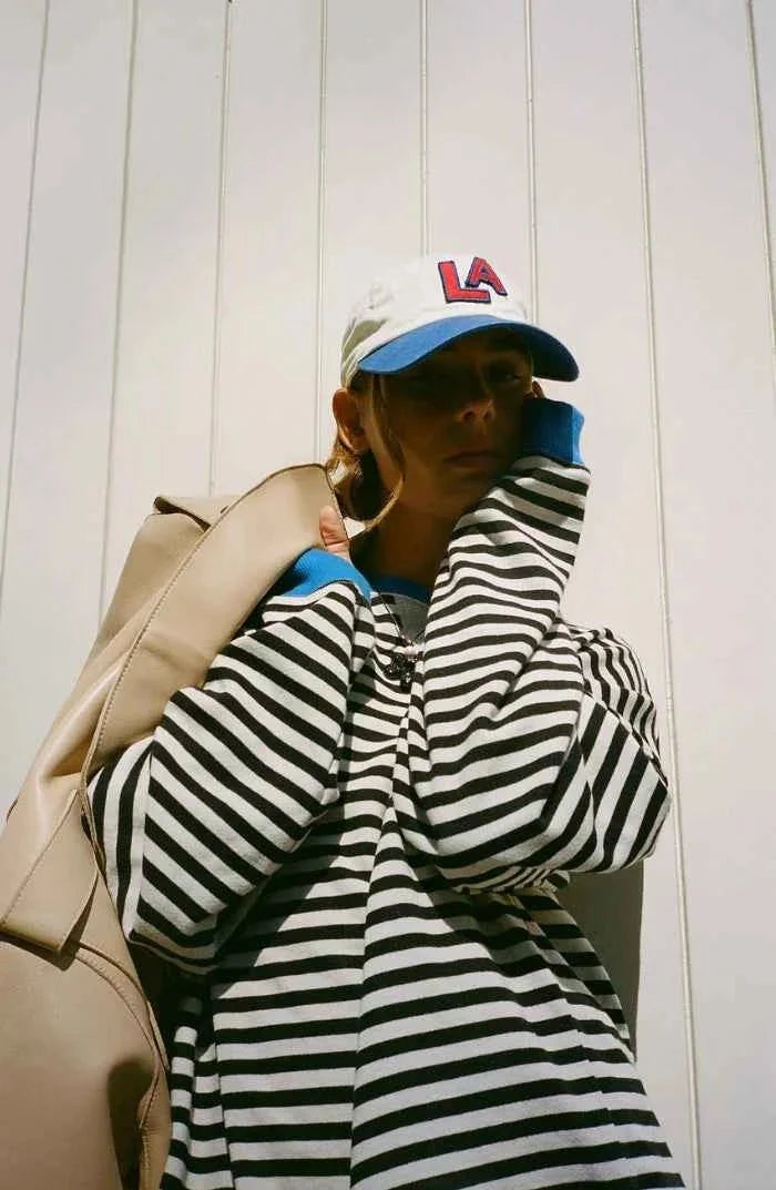 Marina | Relaxed Striped Pullover with Round Neckline and Loose Fit