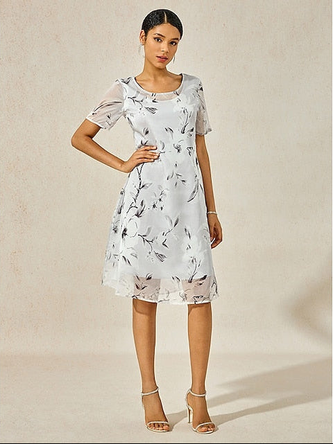 Chandra | Robe florale sophistiquée