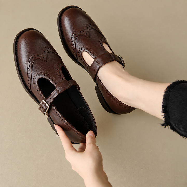 Mady ™| Elegante T-Riemchen Mary Janes