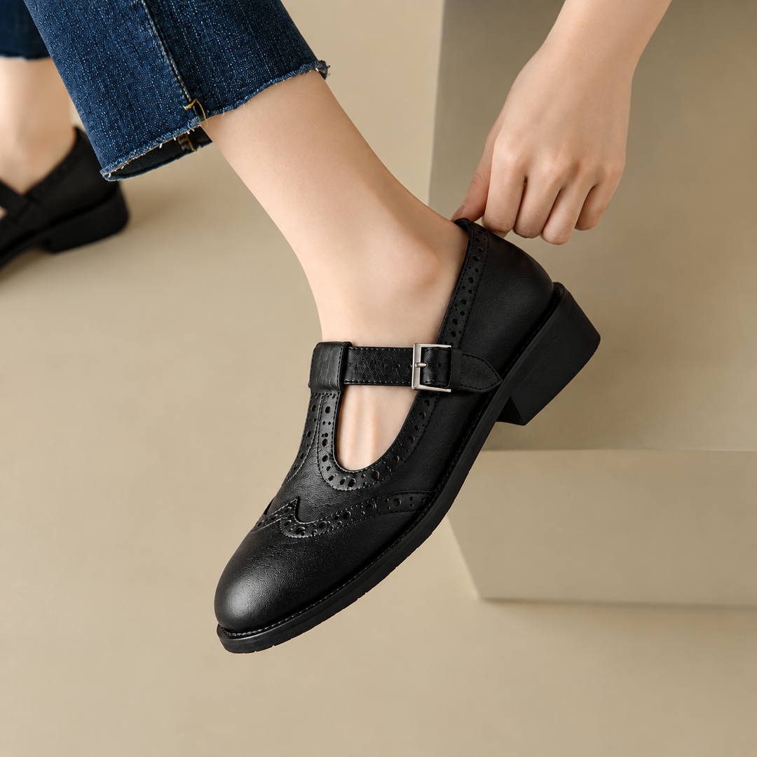 Mady ™| Elegante T-Riemchen Mary Janes