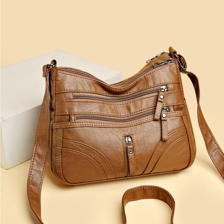 Aline | Practical Crossbody Zip Bag with Multiple Compartments