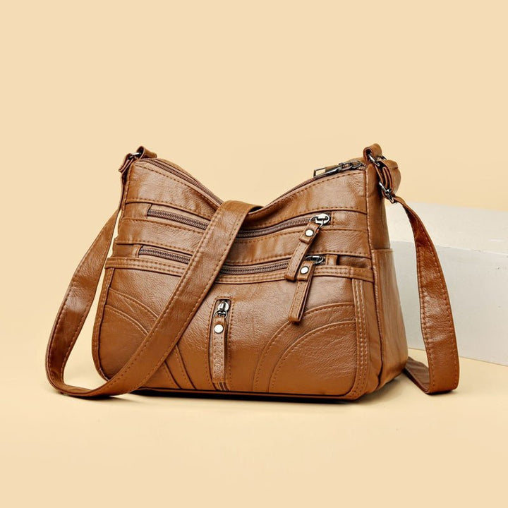 Aline | Practical Crossbody Zip Bag with Multiple Compartments