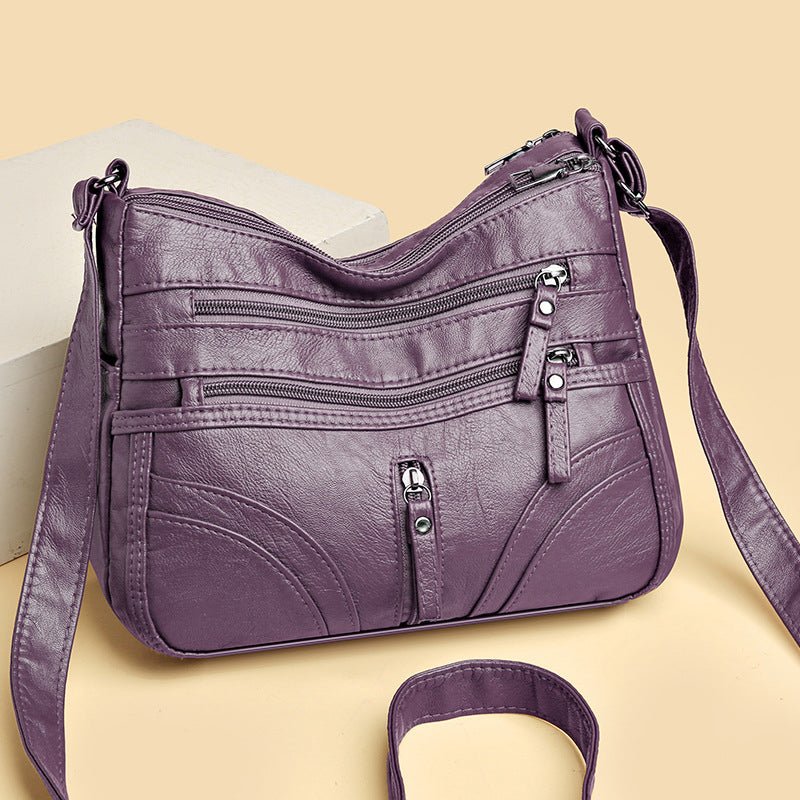 Aline | Practical Crossbody Zip Bag with Multiple Compartments