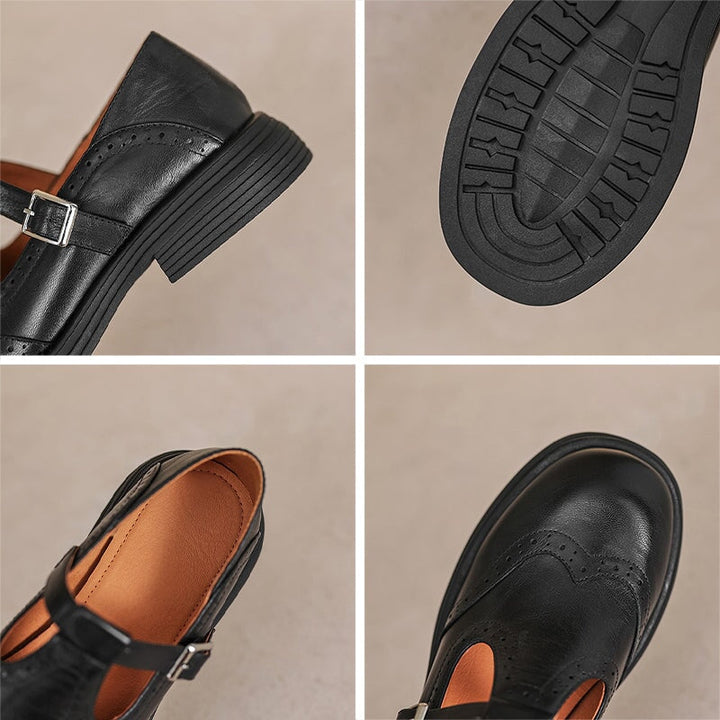 Mattea | Escarpins Mary Janes élégants en cuir