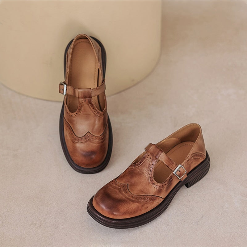 Mattea | Escarpins Mary Janes élégants en cuir