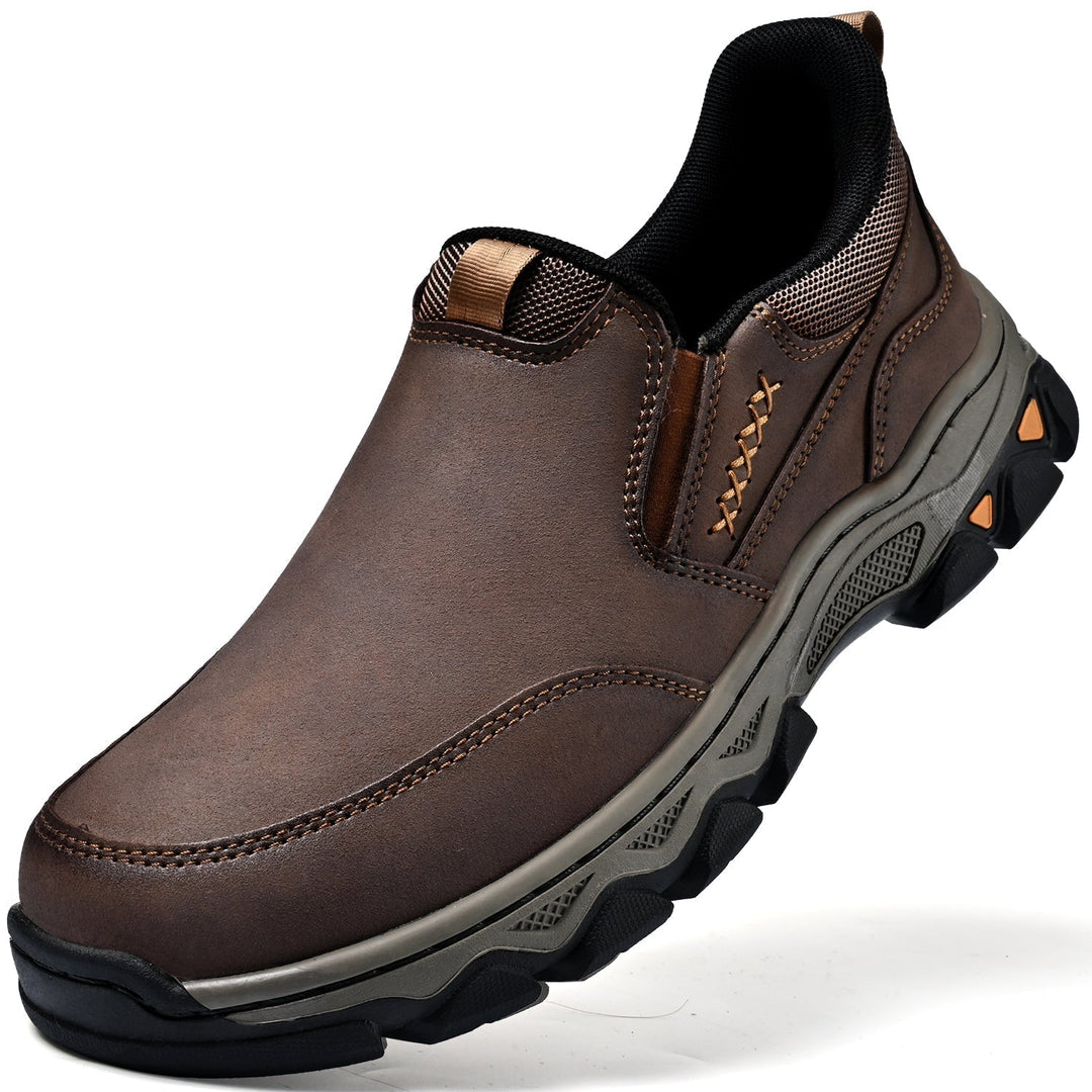 Elian | Supportive Slip-On Shoes with Leather Upper and Cushioned Sole