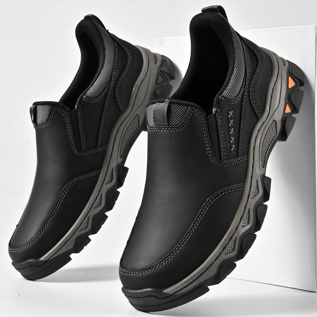 Elian | Supportive Slip-On Shoes with Leather Upper and Cushioned Sole